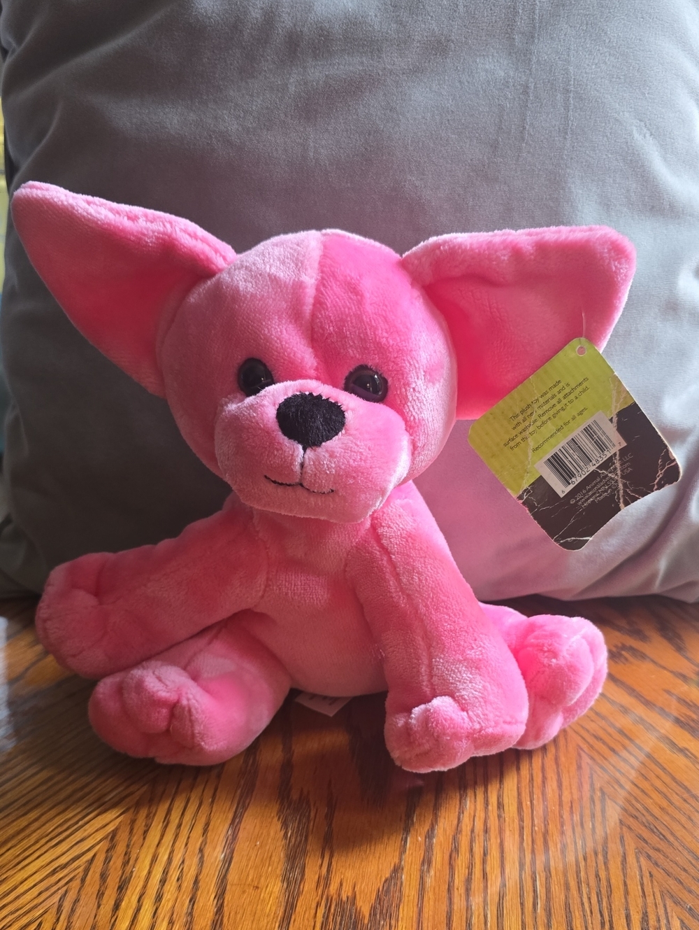 NWT Animal Adventures Pink Stuffed Dog